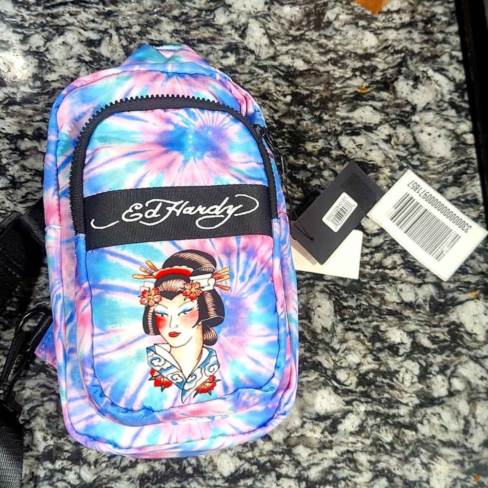 Ed Hardy Rita Sling Bag *RARE* - Picture 1 of 1